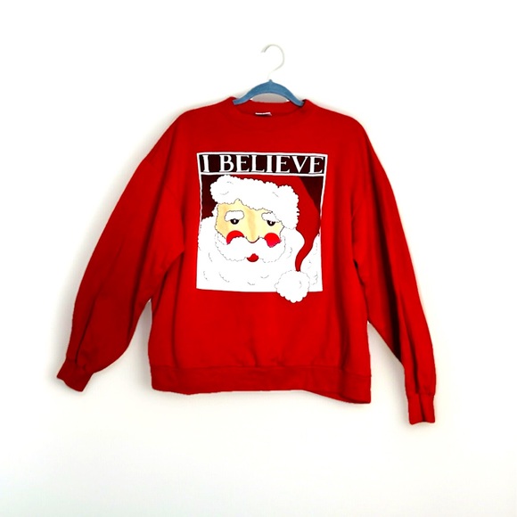 Fun Tees Sweaters - Vtg Santa sweatshirt